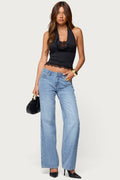 Holly Low Rise Straight Leg Jeans