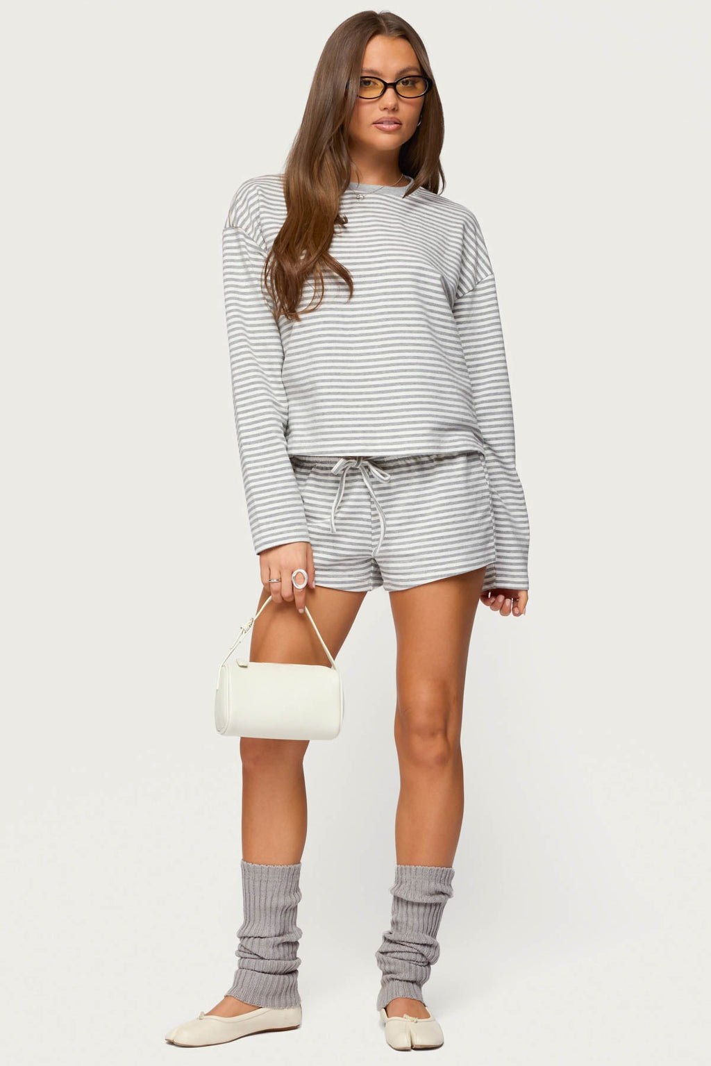 Jainee Striped Long Sleeve T Shirt