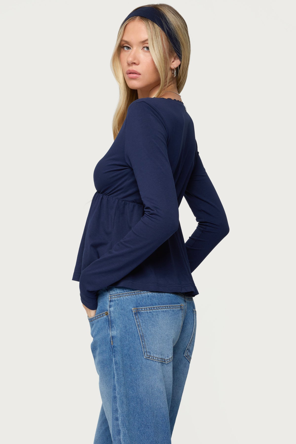 Kenzie Long Sleeve Babydoll Top