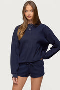Baila Waffle Henley Top